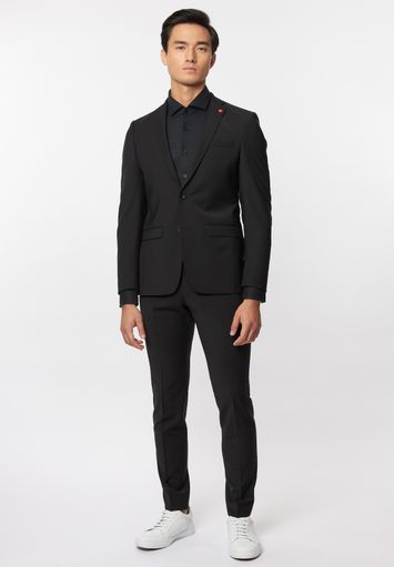 Zwarte smokingblazer Roy Robson 