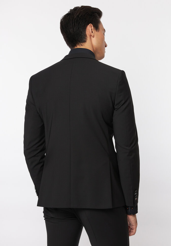 Zwarte smokingblazer Roy Robson 