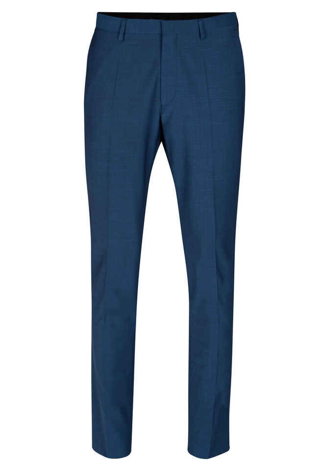 Navyblauwe kostuum broek extra slim Roy robson