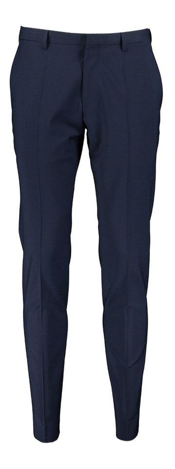 Donkerblauwe kostuum broek slim fit Roy robson
