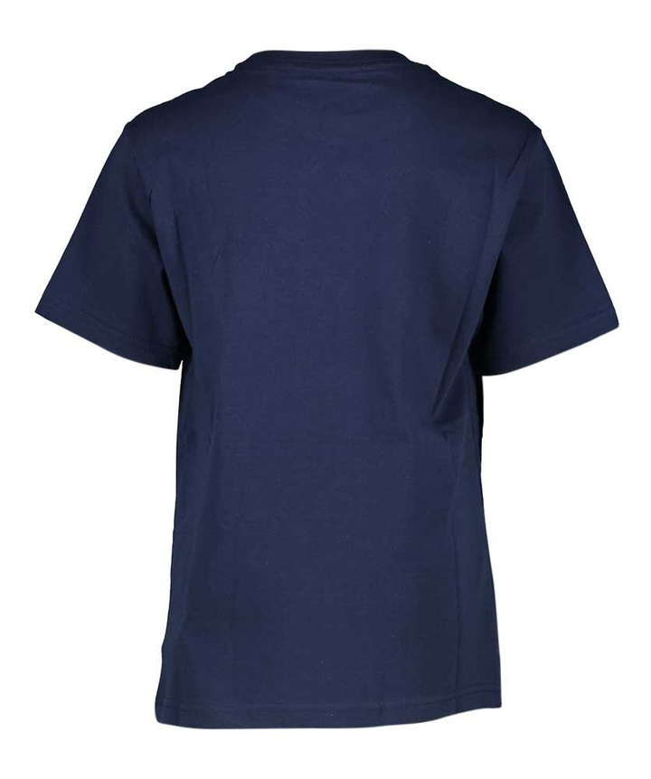 Donkerblauwe t-shirt met korte mouwen en rood logo Ralph Lauren