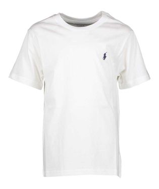 Ralph Lauren Witte t-shirt met blauw logo