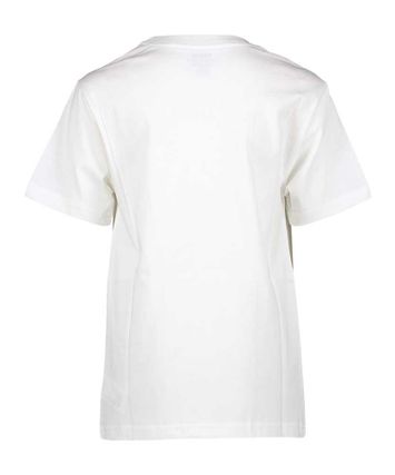 Witte t-shirt met blauw logo Ralph Lauren