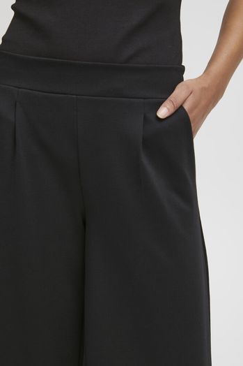 Zwarte wijde losse broek KATE WIDE Ichi 