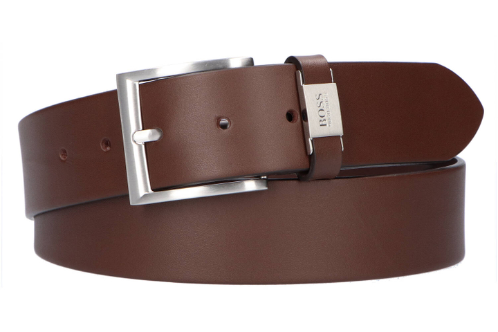 Donkerbruine riem Hugo Boss