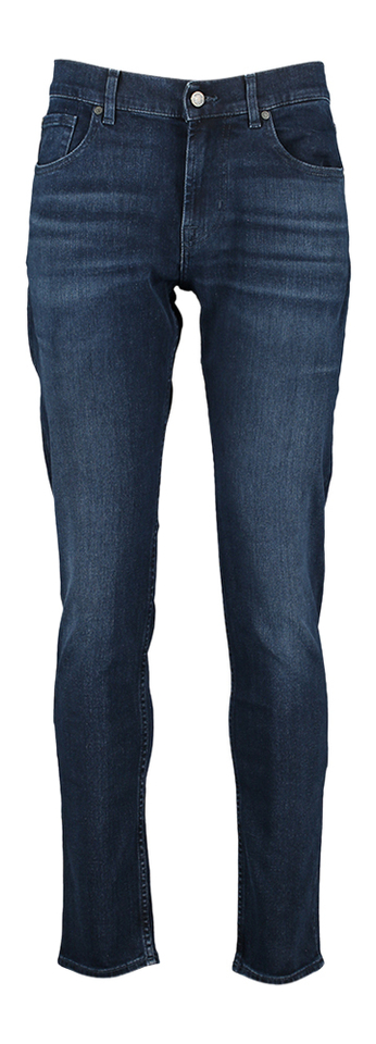 Donkerblauwe tapered jeans For All Mankind