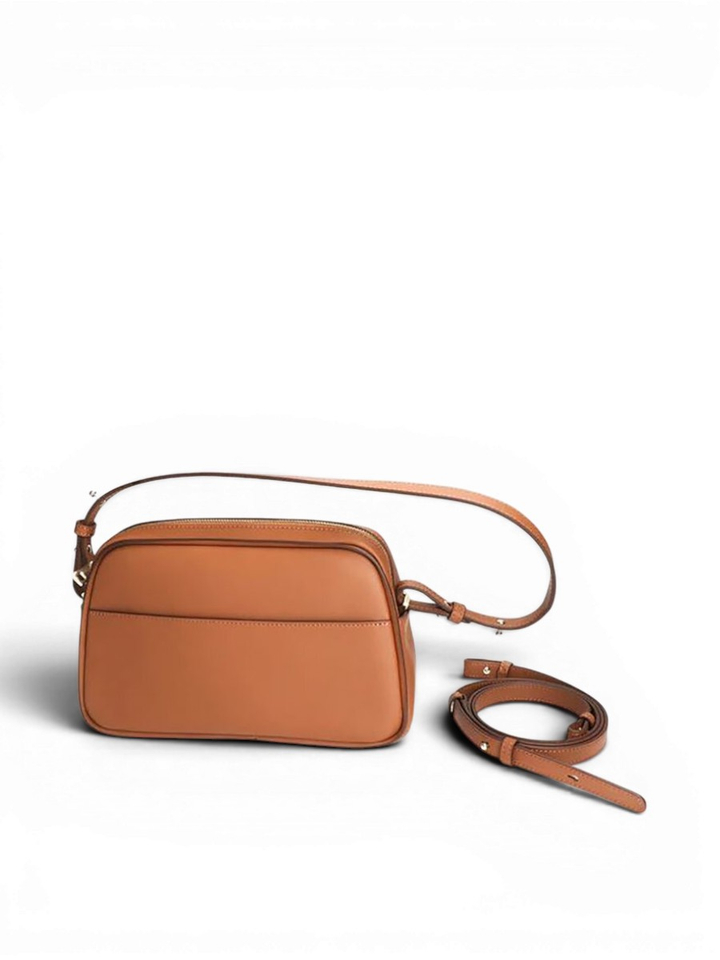 Cognac crossbody met verstelbare riem Kaai 