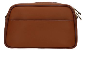 Cognac crossbody met verstelbare riem Kaai 