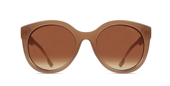 Beige zonnebril metal Sahara white gold Ellis Komono