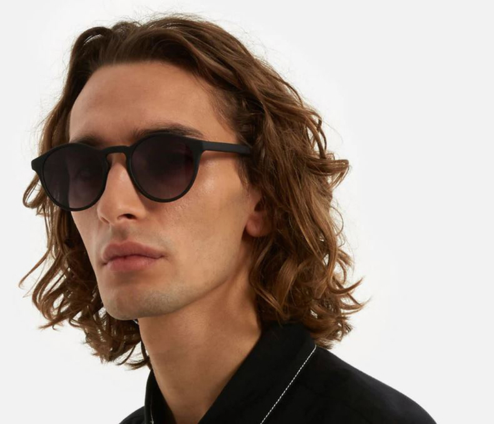 Zwarte zonnebril Carbon Devon Komono