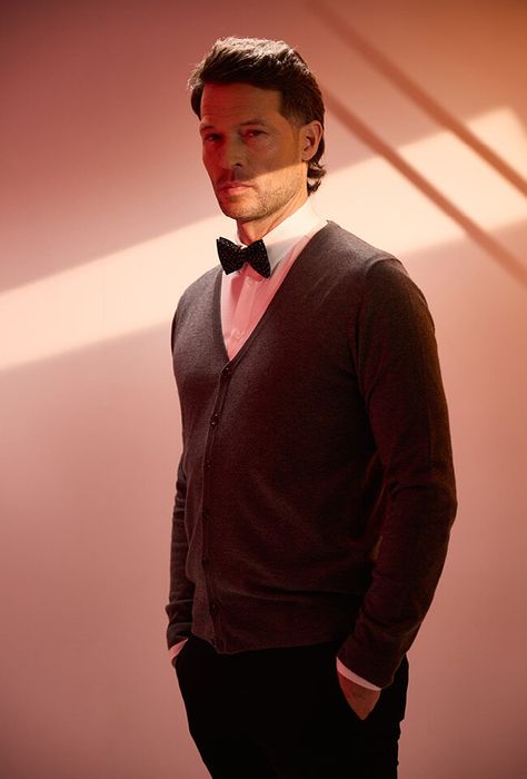 Zwarte vlinderdas met witte stippen Profuomo Michaelis