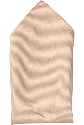 Beige zijde pochette Profuomo Michaelis 