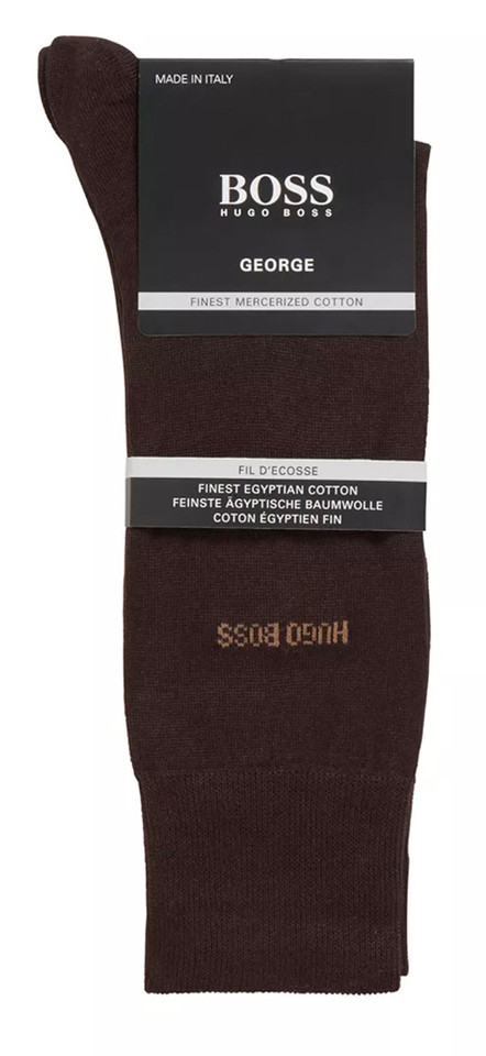 Bruine sokken met logo Boss