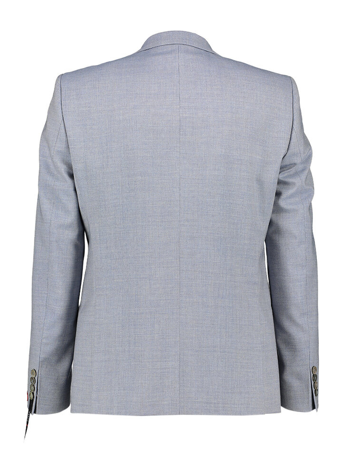 Grijze blazer met detail spelt Digel