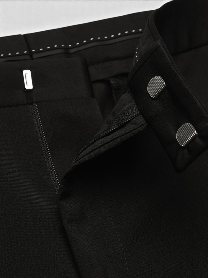 Zwarte smokingbroek Slim Fit Sam Digel