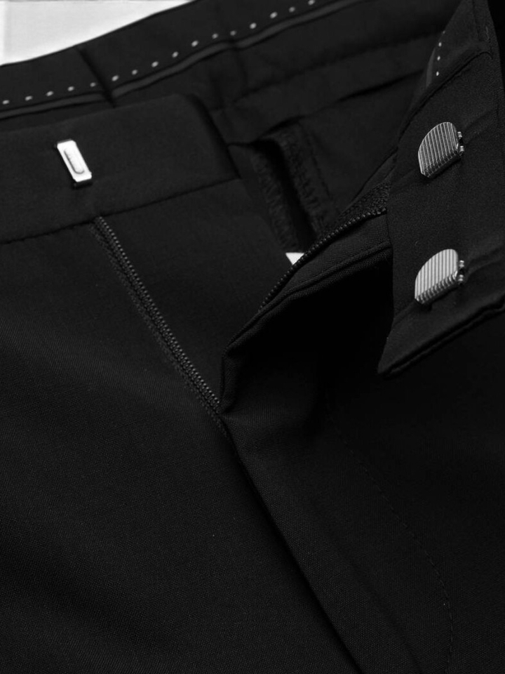 Zwarte smokingbroek Slim Fit Sam Digel