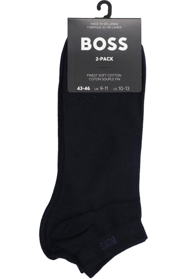 2 paar blauwe sokken Boss