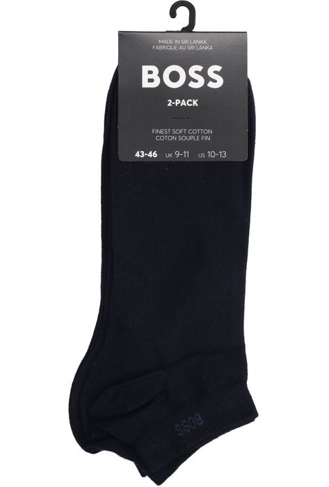 2 paar blauwe sokken Boss