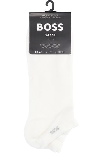2 paar witte sokken Boss