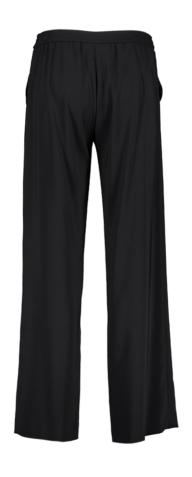 Zwarte geklede broek met elastiek Xandres