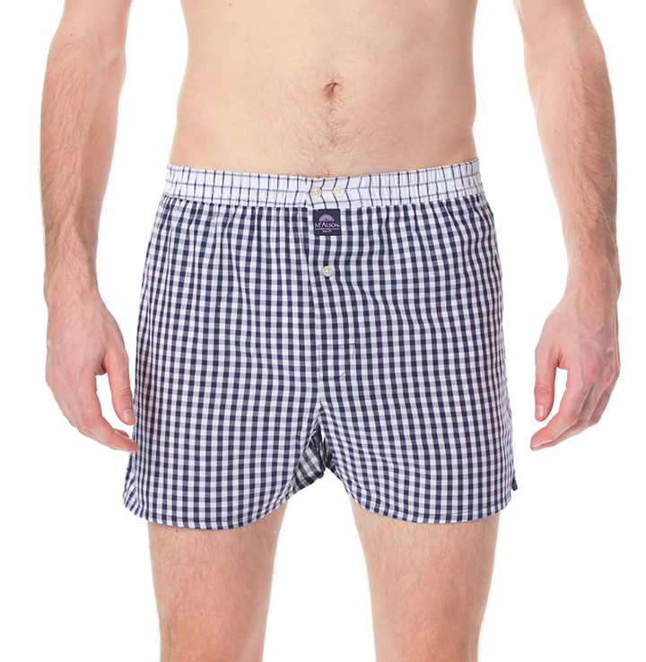 Boxershort met vichy ruitjes Mc Alson