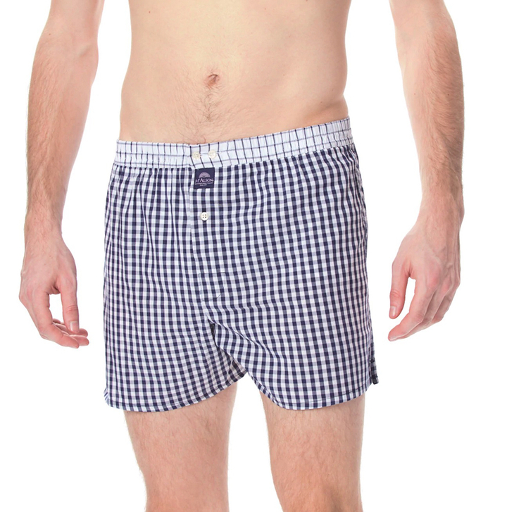 Boxershort met vichy ruitjes Mc Alson