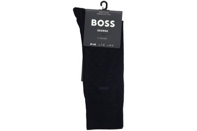 Donkerblauwe sokken met stippen Boss