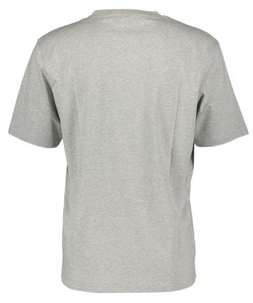 Grijze t-shirt met korte mouwen en ronde hals Antwrp