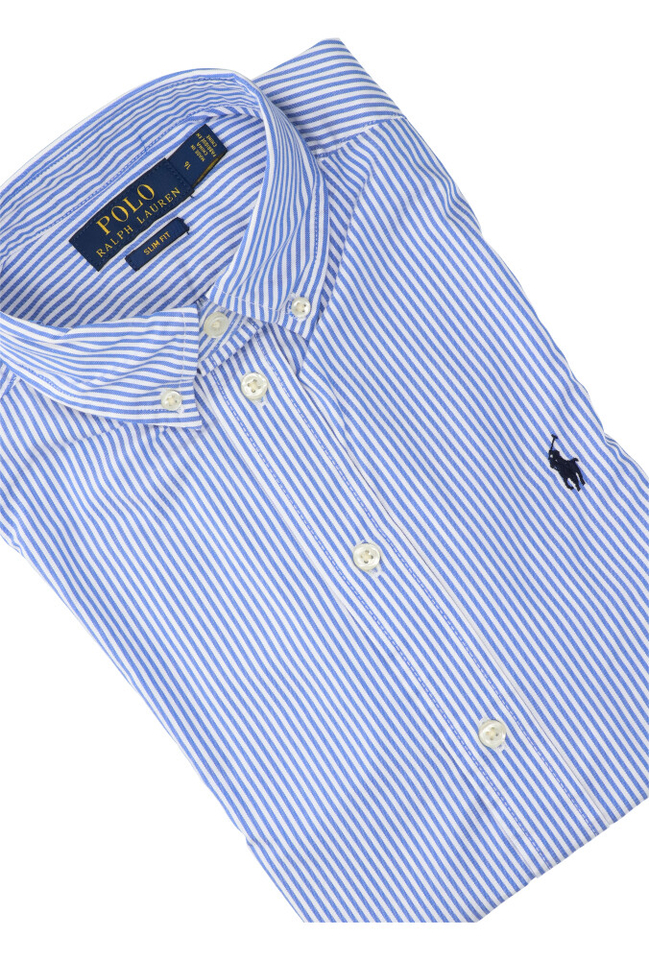 Gestreept hemd met lange mouwen Ralph Lauren