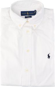 Ralph Lauren Kids Wit  Oxford overhemd Ralph Lauren