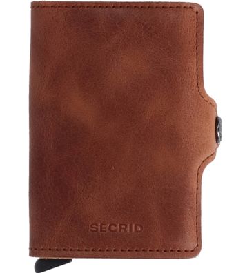 Bruine miniwallet Twinwallet Vintage Secrid