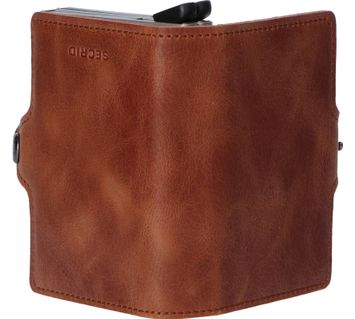 Bruine miniwallet Twinwallet Vintage Secrid