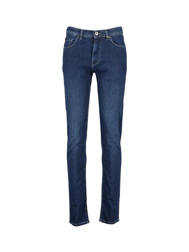 Donkerblauwe regular fit jeans Zilton 