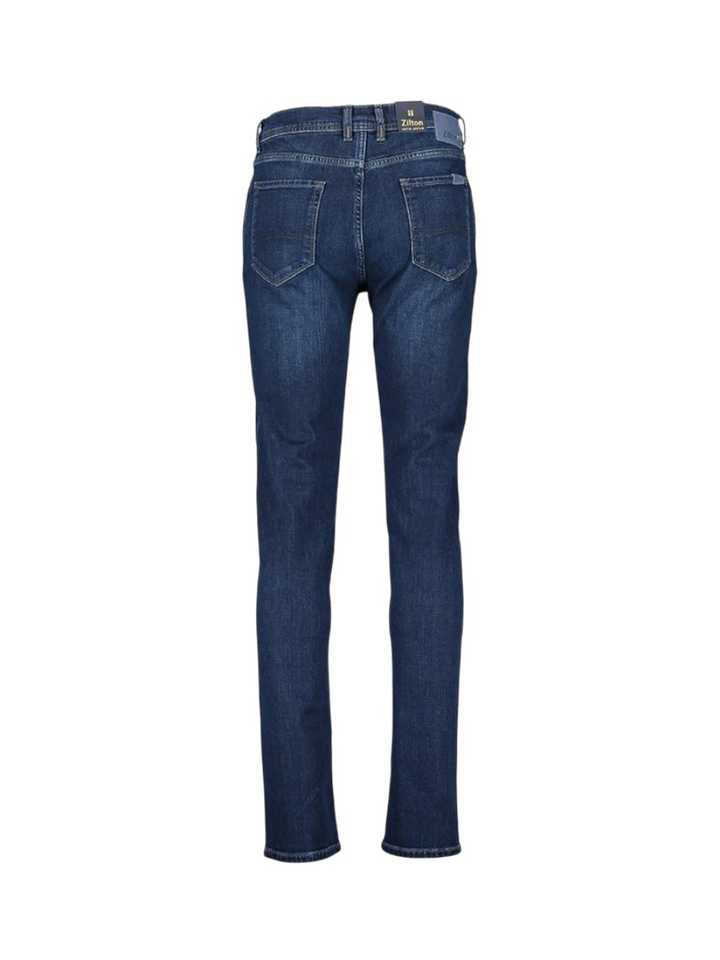 Donkerblauwe regular fit jeans Zilton 