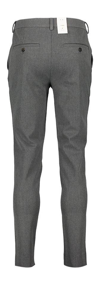 Grey melange lange broek Plain
