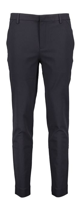 Deep navy lange broek Plain