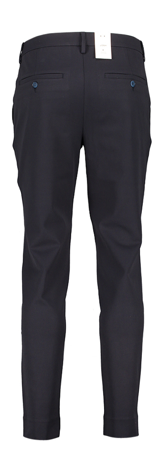 Deep navy lange broek Plain