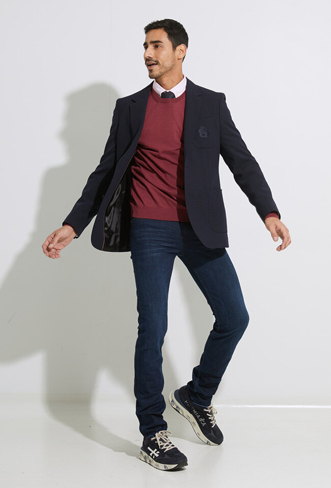 Donkerblauwe jeans Delaware Hugo Boss