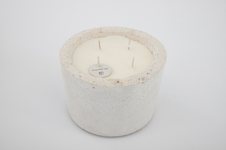 Outdoor- urban kaars small- Neutral (ecru ) Mon Dada Deco 3