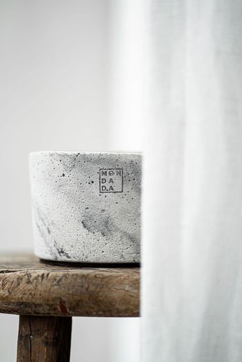 Indoor urban candle small grijs- Fire me Up Mon Dada Deco 3