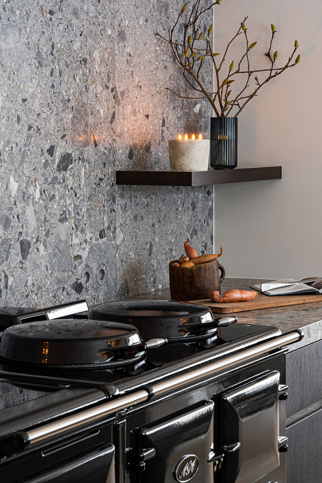 Indoor urban candle small grijs- Fire me Up Mon Dada Deco 3