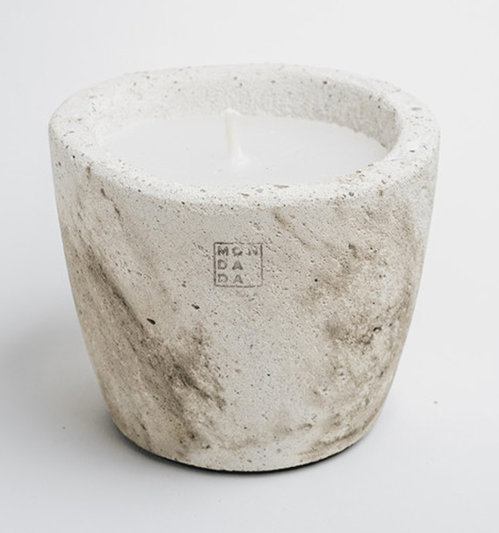 Outdoor- urban kaars -small- Neutral (ecru) Mon Dada Deco 3