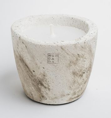 Outdoor- urban kaars -small- Neutral (ecru) Mon Dada Deco 3
