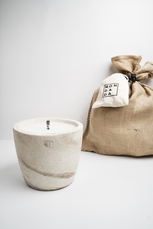 Outdoor- urban kaars large- Neutral (ecru ) Mon Dada Deco 3