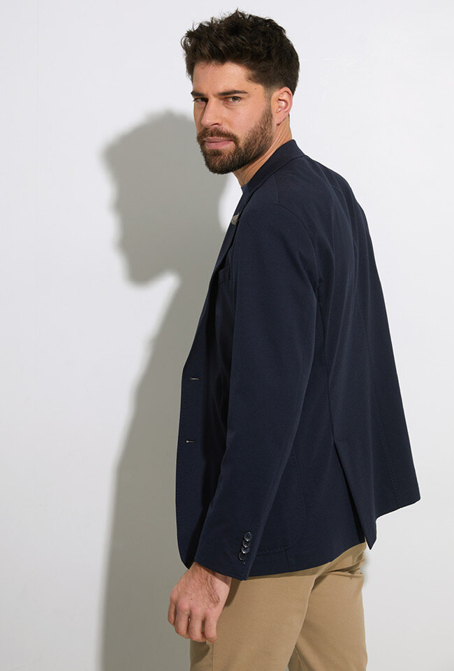 Donkerblauwe blazer Baldessarini