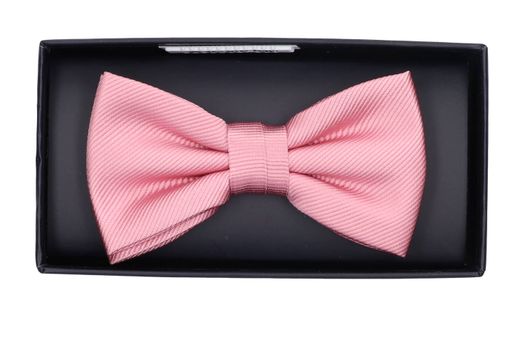 Roze zijde vlinderdas Profuomo