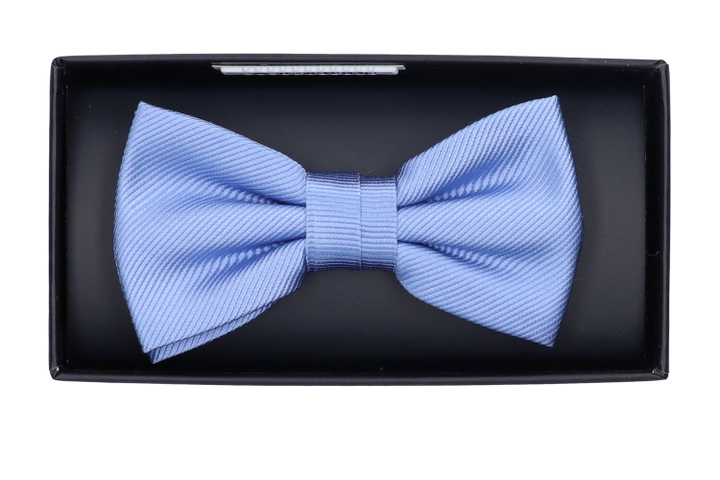 Blauwe zijde vlinderdas Profuomo