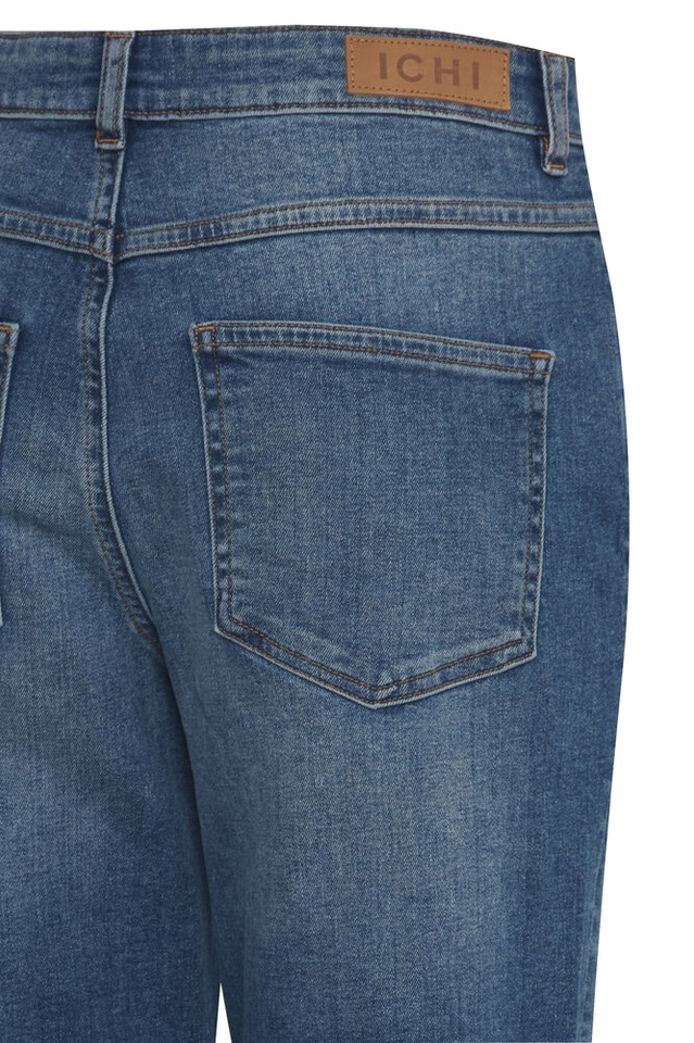 Blauwe cropped jeans Ichi