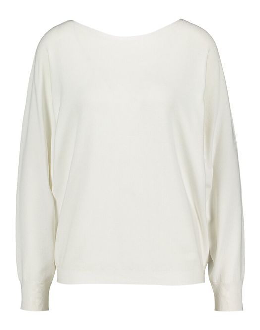 Beige trui met ronde hals NU DAYA Numph