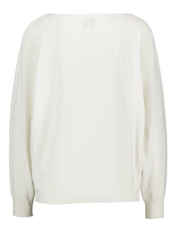 Beige trui met ronde hals NU DAYA Numph
